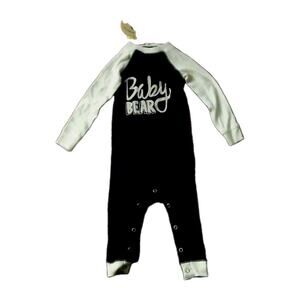 Lazy One Flap Jack Baby Bear Long Johns Size 12M Unisex